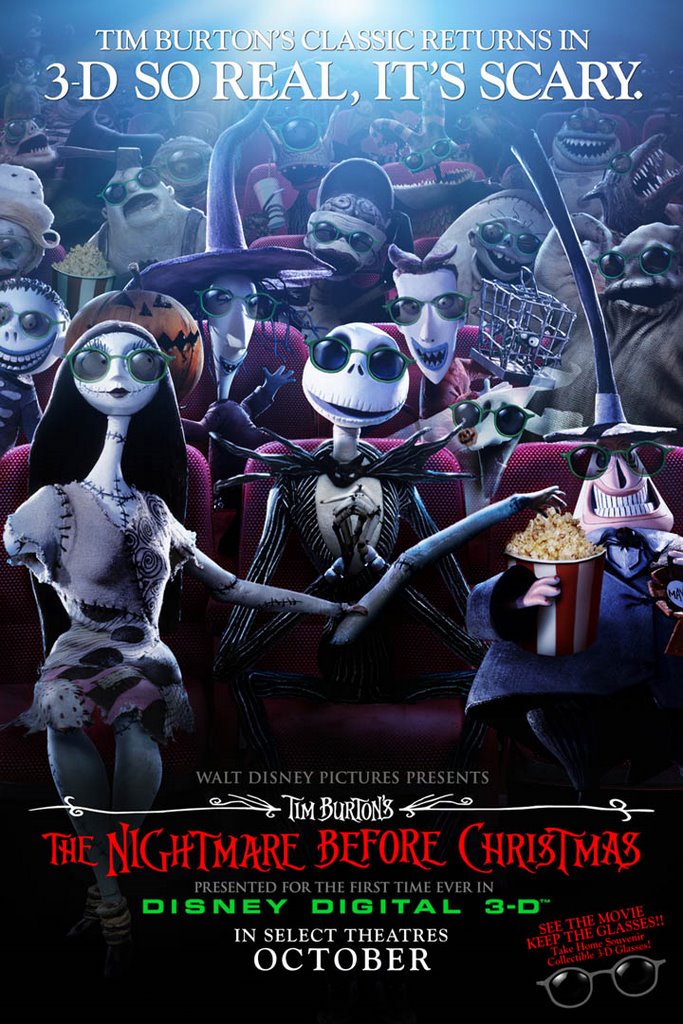 film ick The 3D Nightmare Before Christmas Poster